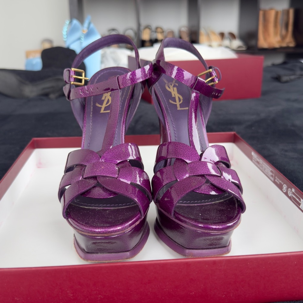 YSL Tribute Sandals Size 38 - Picture 7 of 12